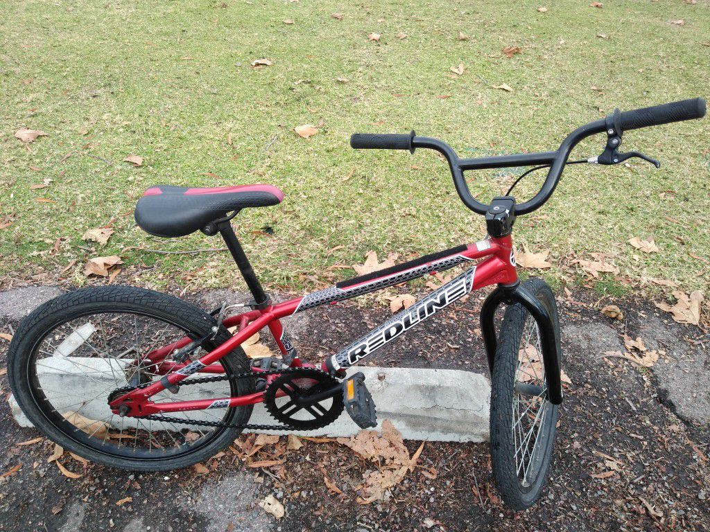 Original BMX bike redline brand very good condition kid outgrown the bike.,$65 obo