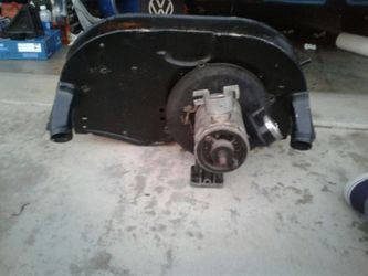 Generator with fan and fan shroud coil clip volkswagen 6 volt