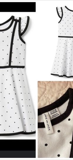 Janie And Jack DOT PONTE DRESS.