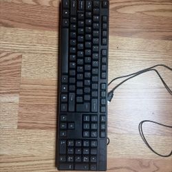Wired keyboard and mouse