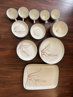 Winfield Dragon Flower Pink True Porcelain Set
