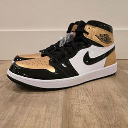 JORDAN RETRO 1 HIGH GOLD TOE GOLF SHOES MENS...SZ 14...BRAND NEW