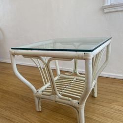 Rattan Side Table 