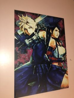FINAL FANTASY 7 Displate Poster $50