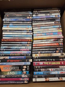 110+ DVDs, mix of genres