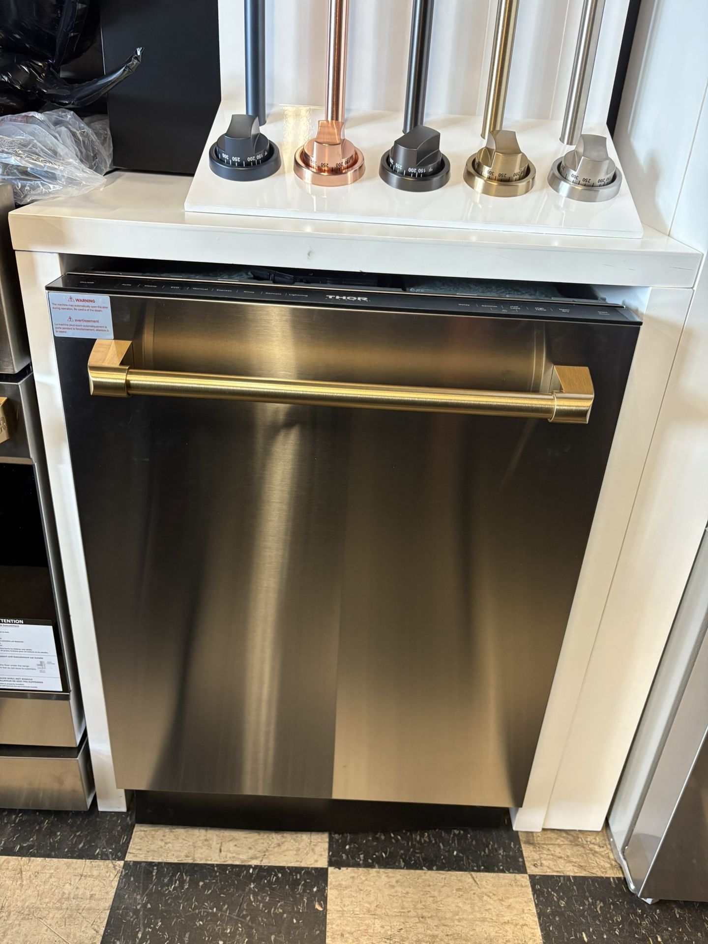 24” THOR Dishwasher in Stainless Steel with Bronze Trim