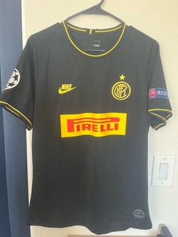 Nike Inter Milan 2019/20 Third Soccer Jersey Black Large Nicolo Barella 23 Rare