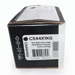 Genuine Lexmark C544X1KG Black Extra High Yield Toner Cartridge OEM NEW