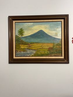 Authentic oil painting mcm