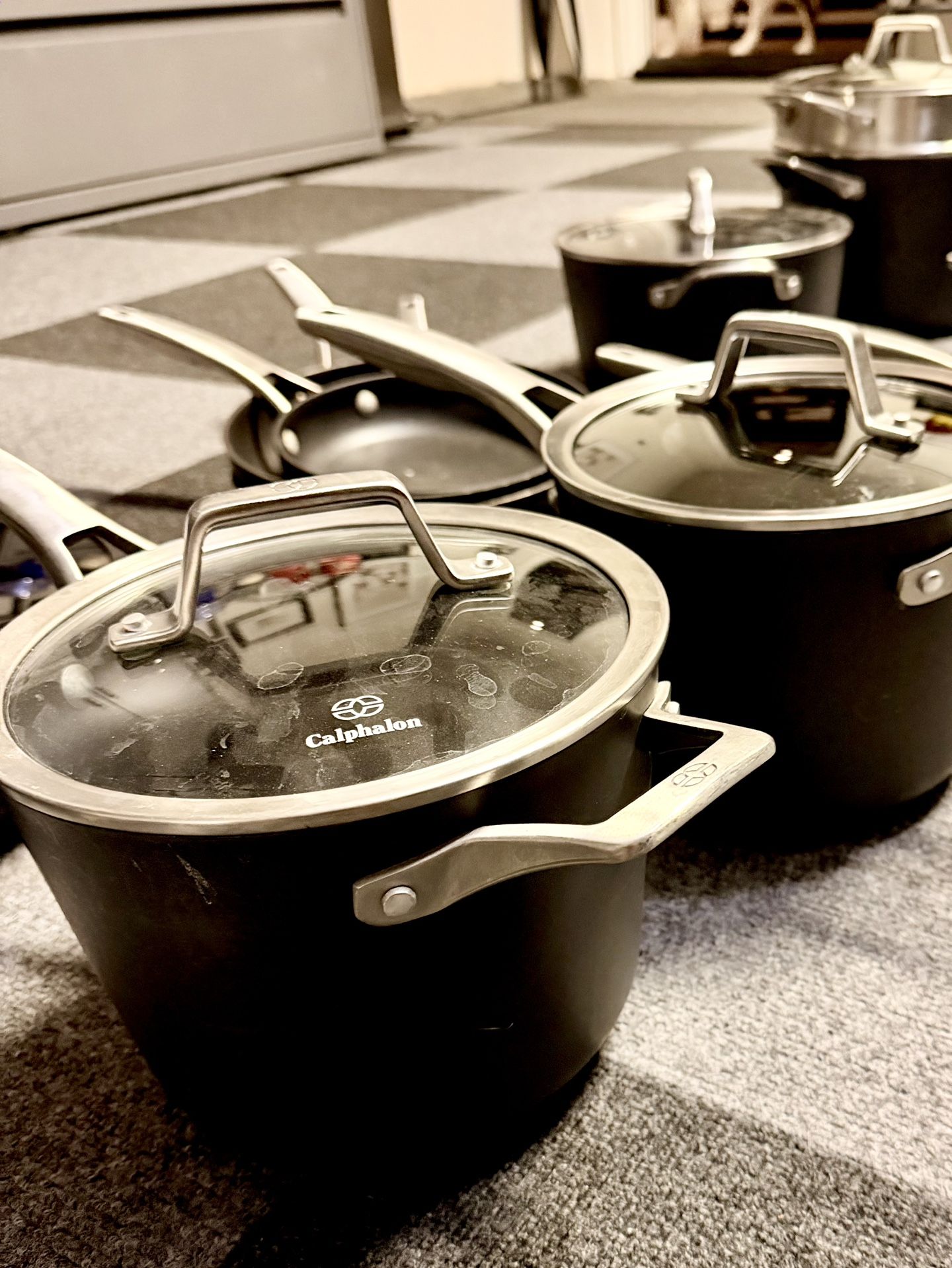 Calphalon Pots & Pans - 15 Pcs (+lids)