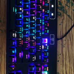 Pictek PC173B RGB Mechanical Gaming Keyboard – Wired, Compact, Great for Gaming