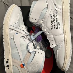 Nike Air Jordan Retro 1 - VAA / Off White - Alaska - Size 12