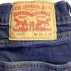 Levi's 541 Men's Jeans 33x34 Blue Light Wash Straight Leg Denim Pants