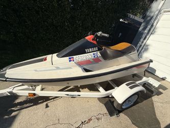 1991 Yamaha Waverunner WR500& Rehabbed trailer