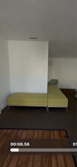 Office sofa set with ottoman
