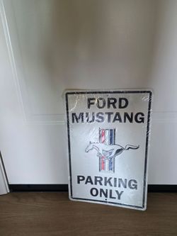 METAL 12X18 Ford Mustang Sign