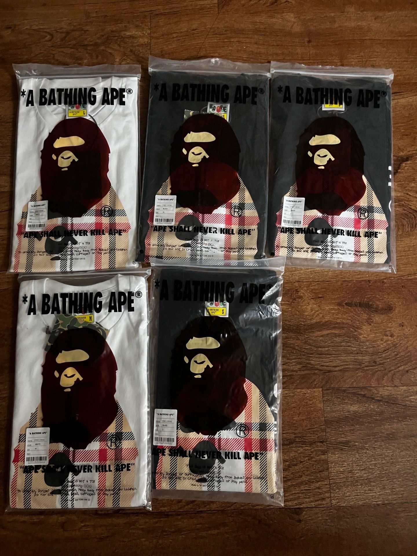 Burberry Bape Tees