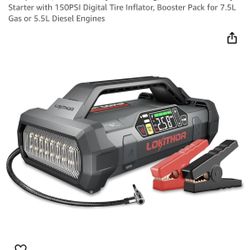 LOKITHOR JA(contact info removed)A 12V Jump Starter with Air Compressor