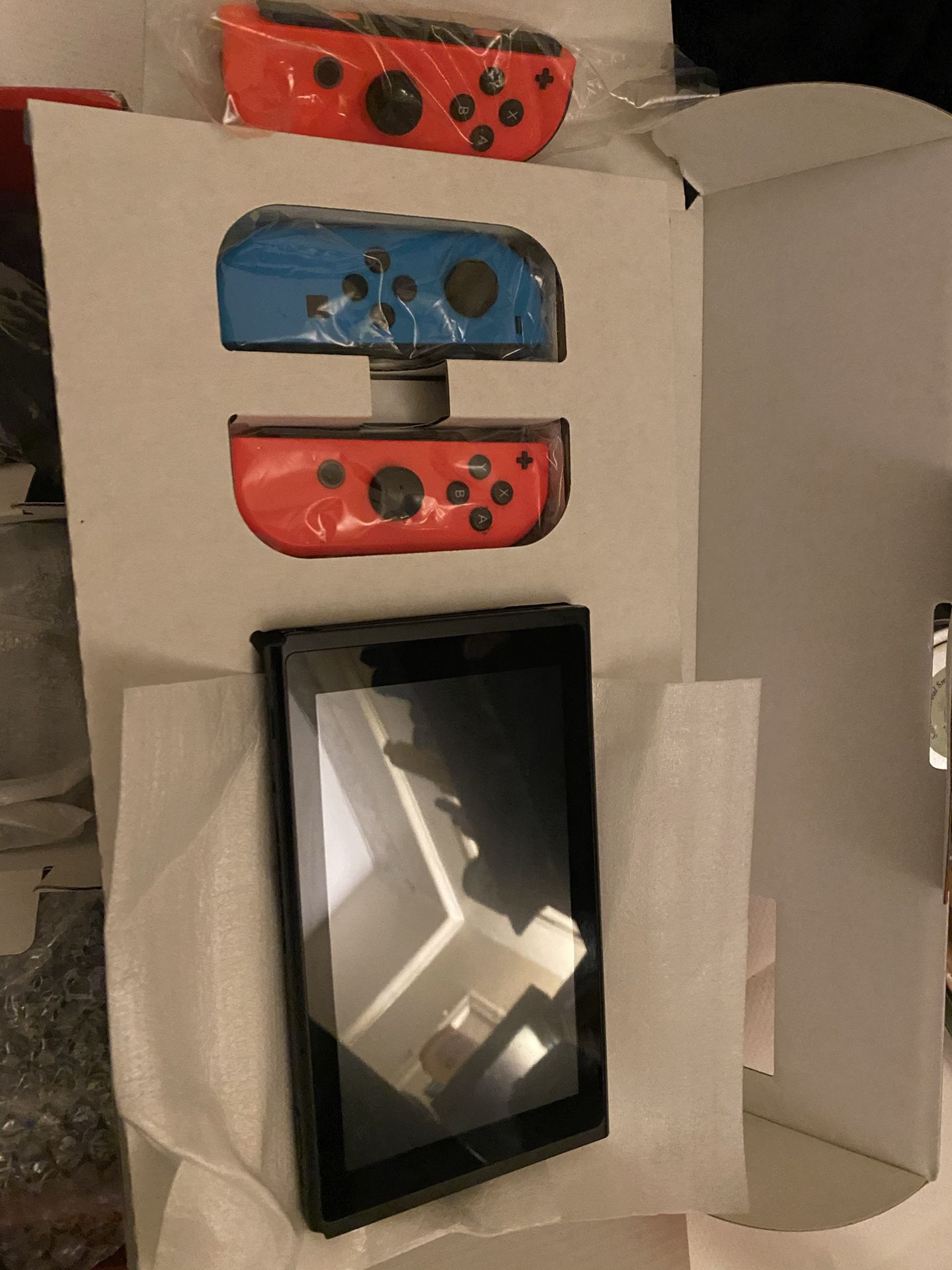 Nintendo Switch with extra joy con
