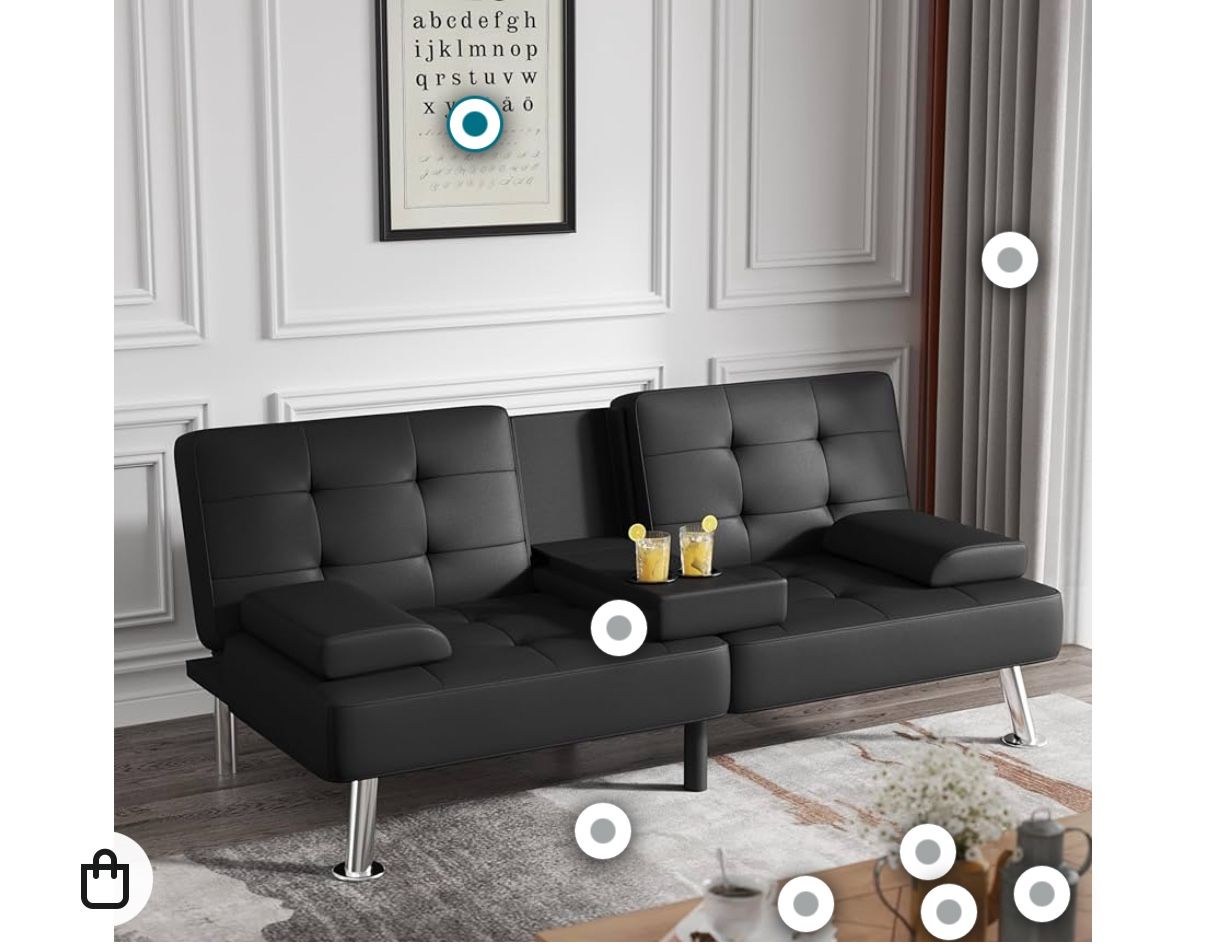 Black Small couch