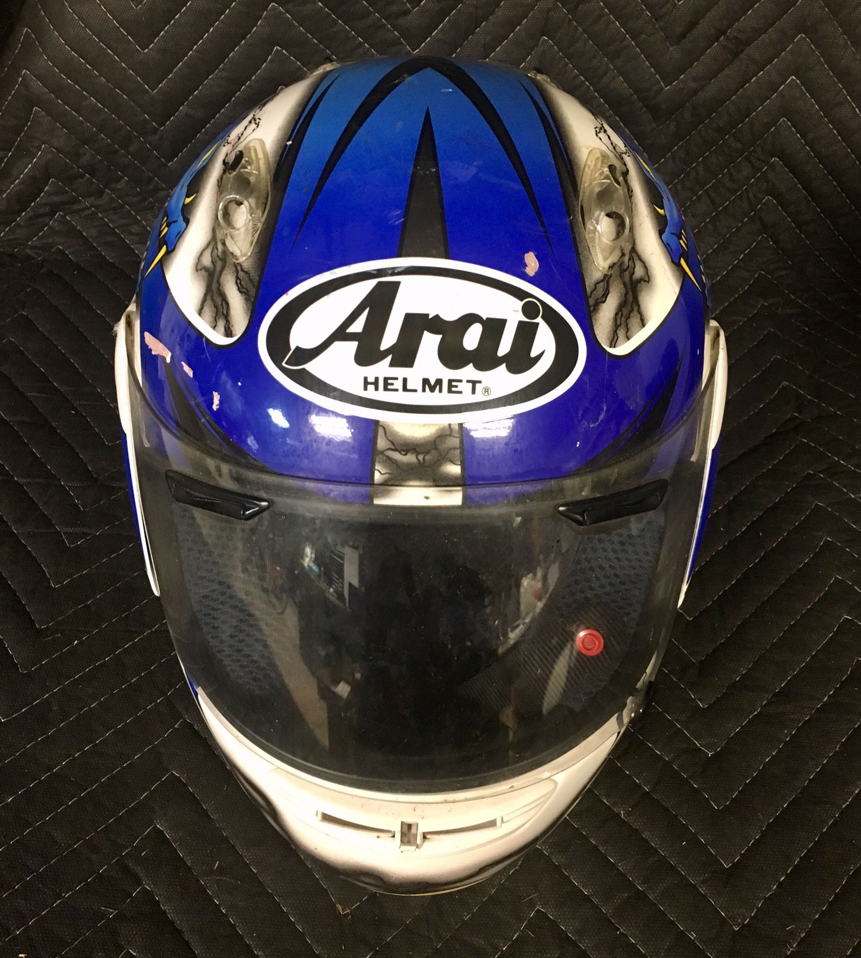 Arai Quantum 1f Blue Dragon Motorcycle Helmet