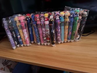 Pens for this back to school, jewelry, hello kitty dolls, cosmetics and much more.....