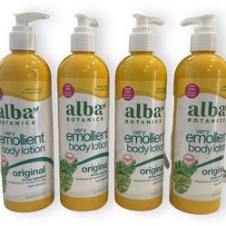 4 Alba Botanica Body Lotion Paraben free