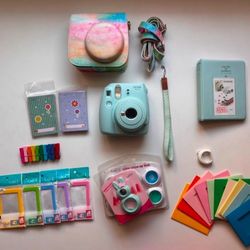 Fujifilm Instax Mini 9 Light Blue + Accessories 