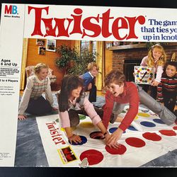 Vintage Twister Game By MB Games Complete