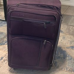 huge Purple Samsonite Luggage