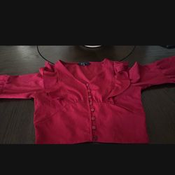 New Red Small Beautiful Small Short Top Only