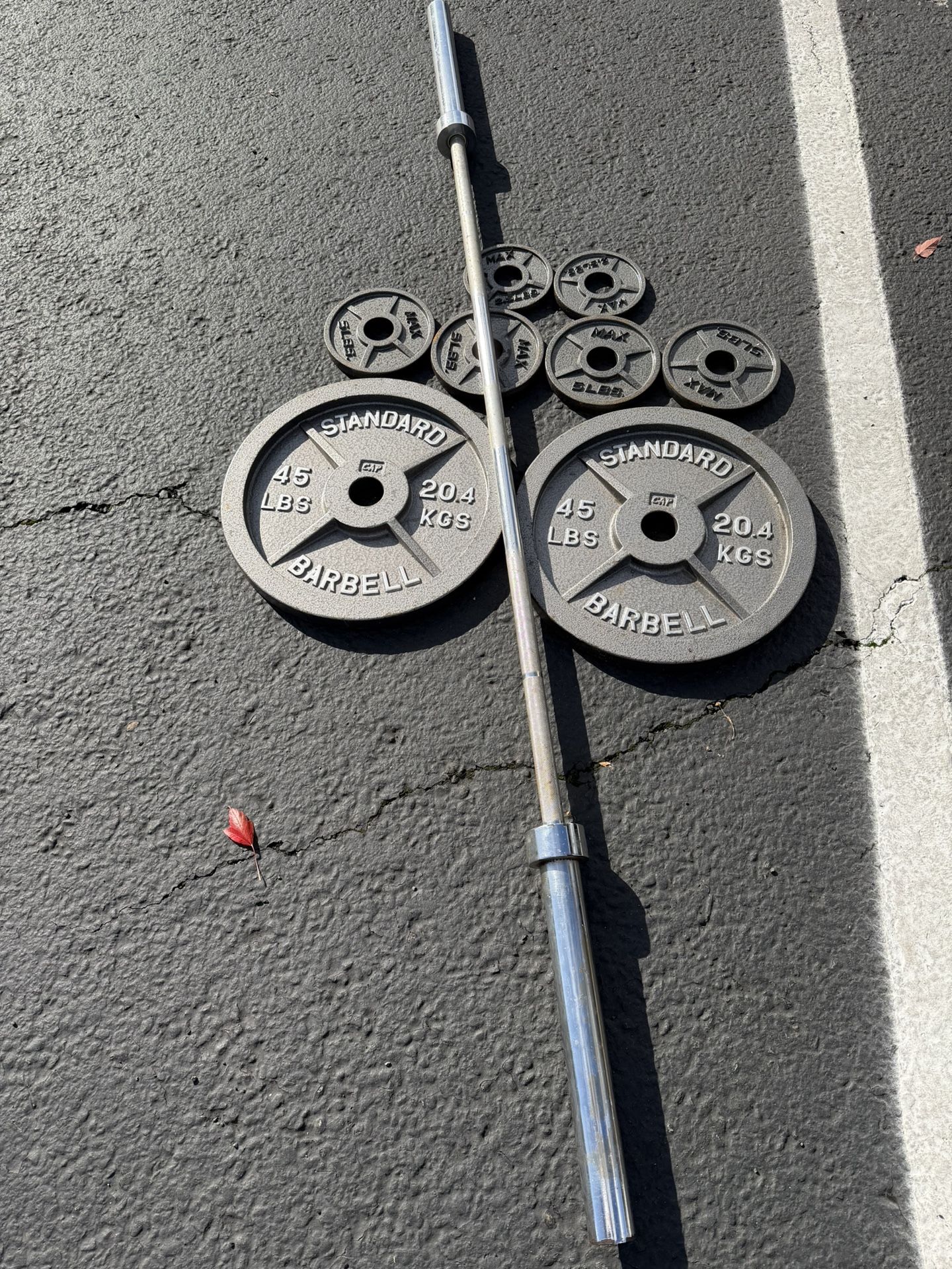 160lbs Olympic Weight Set