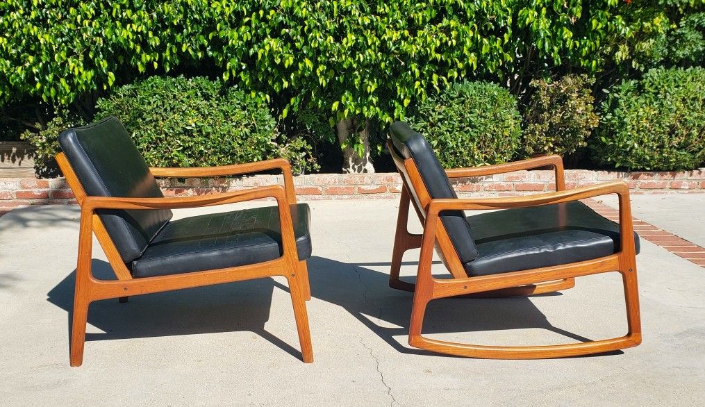 Auction Ole Wanscher Rocking Chair Ole Wanscher Senator Rocking