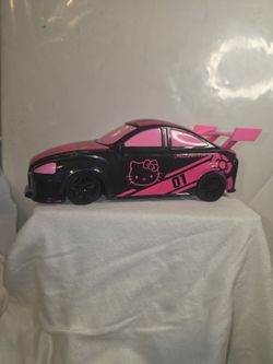 Hello Kitty Die-Cast Race Car Toy (Not Working) Great Collector's Piece 1/20 Scale