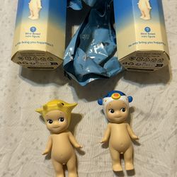 Sonny Angel Marine Series Manta Ray Blowfish 2 figure bundle lot
