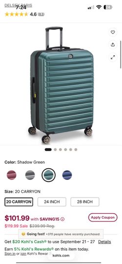 Carry on luggage