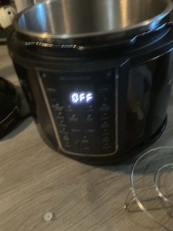 Midea 6-quart, 12-in-1 electric pressure cooker.