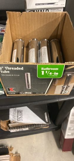 Threaded tube