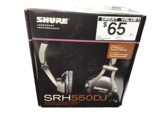 Shure Srh550dj Black Stereo Headphone