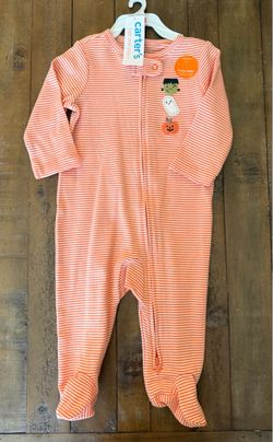 Carter's Halloween Baby Footed Sleeper 6 months & 9 months