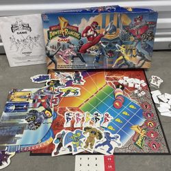 VTG. Milton Bradley Mighty Morphin Power Rangers Board Game Complete Good