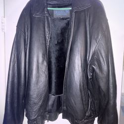Rare Authentic Leather Bomber Jacket 