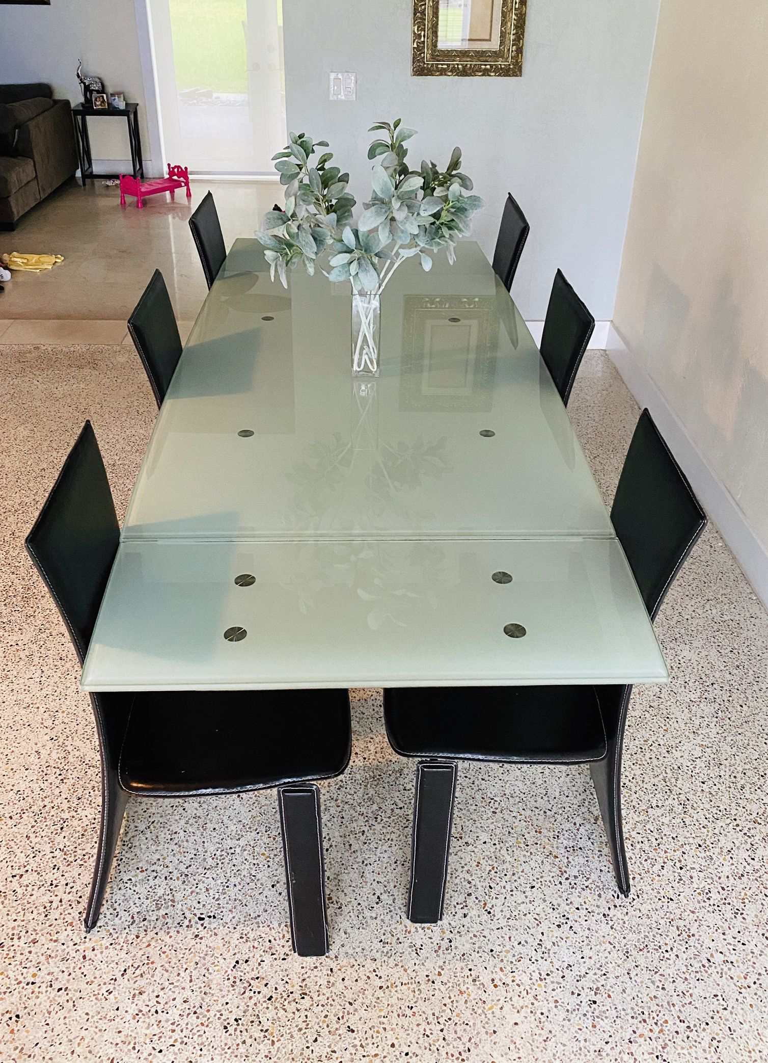 6 Person Dining Table Set