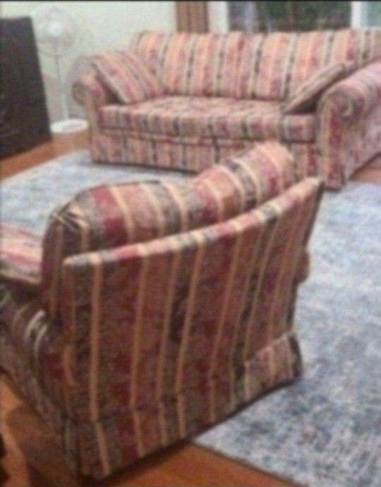 Sofa and Chair Living Room Set Stain Free Like New Super Comfortable