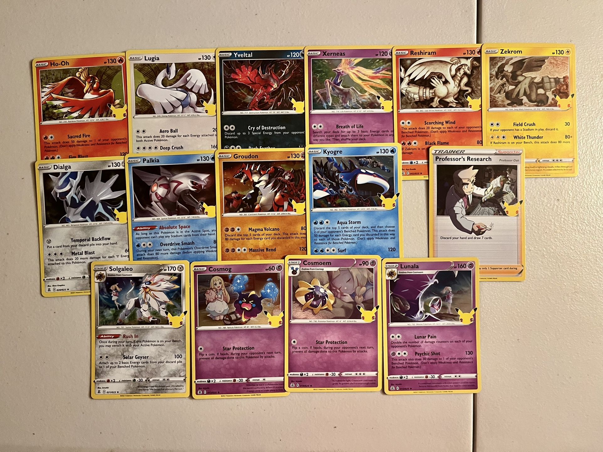 Pokemon Cards - Part Of 25th Anniversary Set