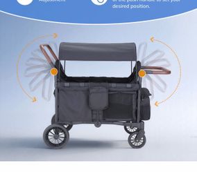 Wagon Two Kids for pick up + Trailer