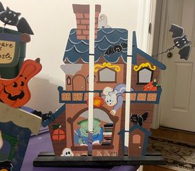 Wooden Halloween Decorative decor