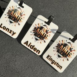 Custom Backpack Tags 