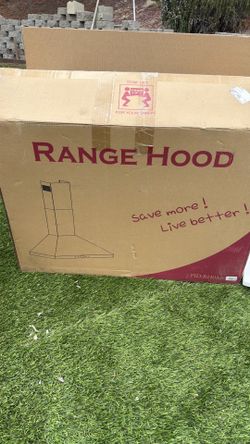 Range Hood 30” Stainless Steel Wall Mount