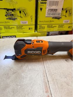 RIDGID TOOL ONLY  18V Brushless Cordless MultiTool NEW $100